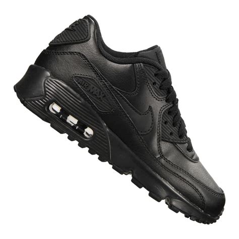 nike air max 90 leather sneakers 833412-001 maat 40 black|Buy Air Max 90 LTR GS 'Black' .